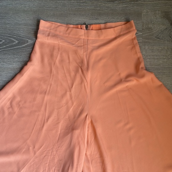 Alice + Olivia silk High-Waisted Wide-Leg Culotte Pants 4 - Picture 3 of 9